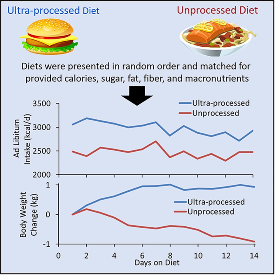 Ultra processed food trial – ‘The results are in’